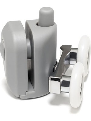 AYRINTISHOP Ayrıntıshop Duşakabin Plastik Gri  Rulman Tekerlek