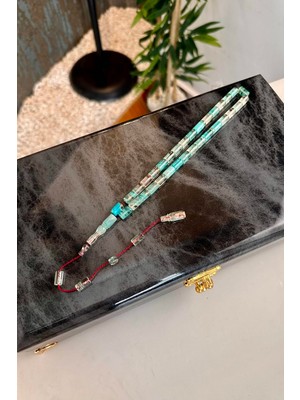 Dergah Tesbih Atölyesi Üstad Erkan Çubukcu Sistemli Tasarım Sıkma Kehribar Tesbih