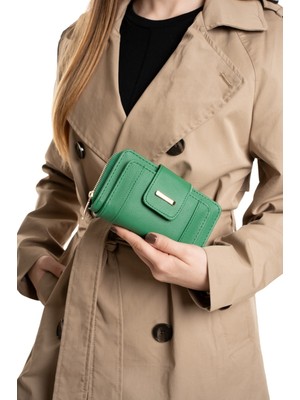 Newish Polo Kadın Deri Desenli Telefon Kağıt Para Bölmeli Kartlık ve Cüzdan - NEWPOLO389