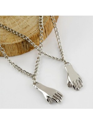 Marsilyan Çift El Figürlü Kolye