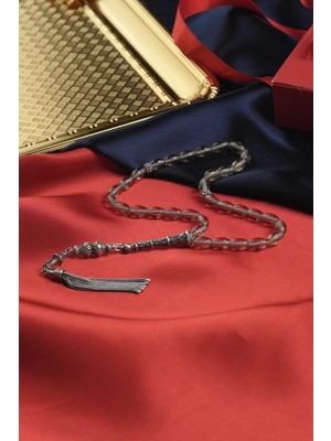 Dergah Tesbih Atölyesi Zultanit Taşı Gümüş Tasarım Tesbih (Sultan)