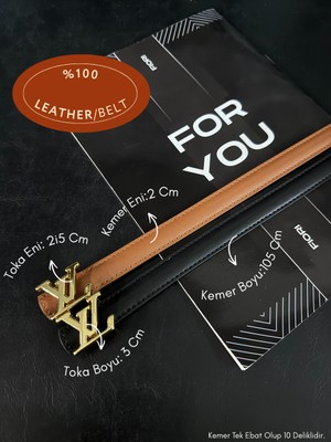 Fiori 2'li Hakiki Bombeli Yazı Tokalı Ince Kadın Kemeri, Ceket Kemeri, Gömlek Kemeri, Elbise Kemeri