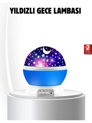 LED Gece Lambası 6 Renk Seçenekli Yumuşak Işıklı Uyku Yardımcı Lamba