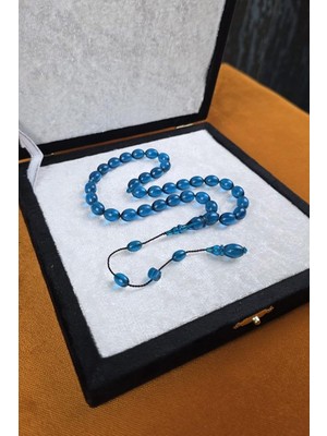 Dergah Tesbih Atölyesi Üstad Erkan Çubukcu Sistemli Tasarım Beyzi Model Sıkma Kehribar Tesbih