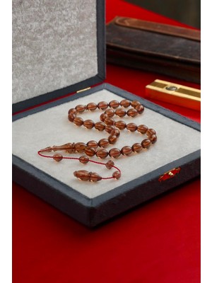 Dergah Tesbih Atölyesi Üstad Muhammet Tacir Sistemli Tasarım Beyzi Model Ateş-I Sıkma Tesbih