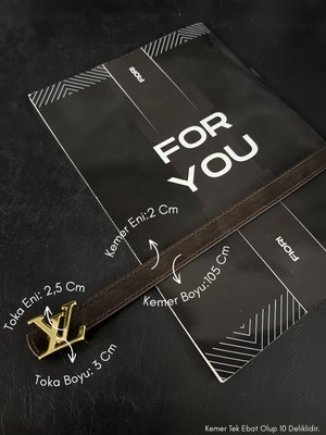 Fiori Hakiki Bombeli Yazı Tokalı Ince Kadın Kemeri, Ceket Kemeri, Gömlek Kemeri, Elbise Kemeri