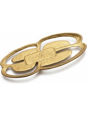 Festıve Oval Meyvelık Gold 36X14 cm
