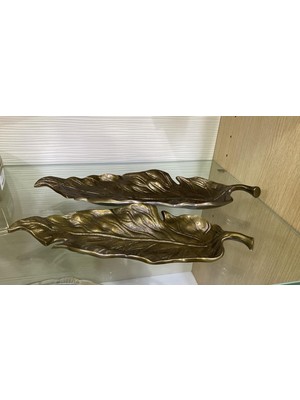 sembol Levano 2 Lı Yaprak Tabak Setı Eskıtme 43X15 - 35X12