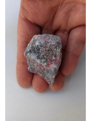 Pozitif Doğal Taş Yakut Karışımlı Kyanit Doğal Parça 238-1