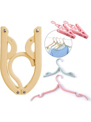 Ayt Sunup SN-29265 Taşınabilir Katlanabilir Mandallı Seyahat Askılık Elbise Askısı