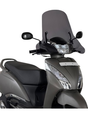 Abv Tvs Jupiter 110-125 El Korumalı Füme Tur Camı 58X72 cm (23-26) + Bağlantı Ekipmanı