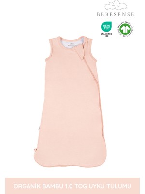 Bebesense Organik Bambu Uyku Tulumu – 2.5 Tog Giyilebilir Battaniye, Çift Taraflı Fermuar