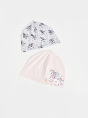 Lc Waikiki Yeni Sezon Baskılı Kız Çocuk Bere 2'li