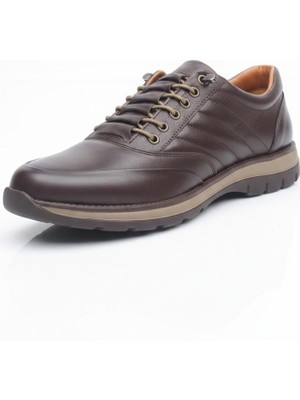 Growish GR0468 Hakiki Deri Hafif ve Sağlam Termo Taban Gizli Bağcık Sneaker Koşu Yürüyüş Ayakkabısı