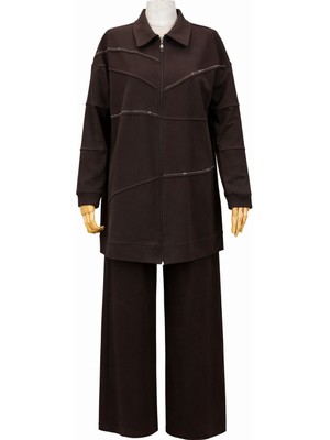 JOOQSTORE Fermuarlı Taşlı Takım