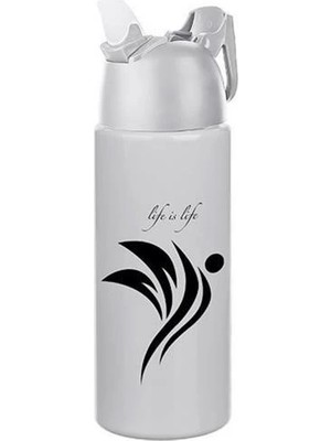 Nacario Kilitlenebilen Matara Güvenlikli Suluk Sporcu Matarası Spor Su Şişesi Içecek Şişesi 700ML