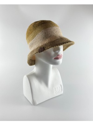 Kidilia Kışlık Renkli El Örgüsü Bucket Şapka