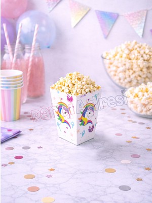 Parti Adresi Unicorn Mısır Kutusu 8'Li