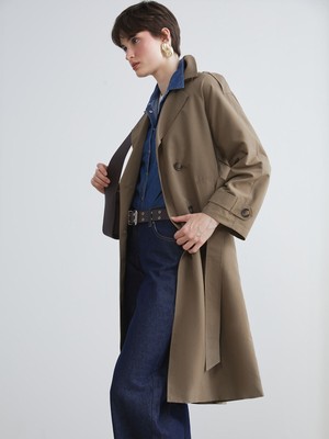 Lc Waikiki Yeni Sezon Ceket Yaka Kadın Trençkot