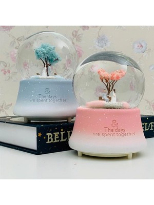 Marsilyan Orta Boy Romantik Çiftler Temalı Kar Küresi