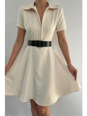 Bi Baksana Kemik Kemerli Spor Elbise