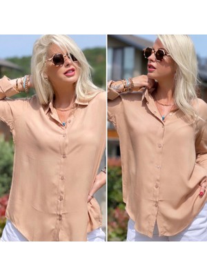 Bi Baksana Dokuma Viskon Kumaş Efsane Gömlek