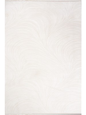 Hoom Rugs Aren 3303 Beyaz Modern Salon Halısı