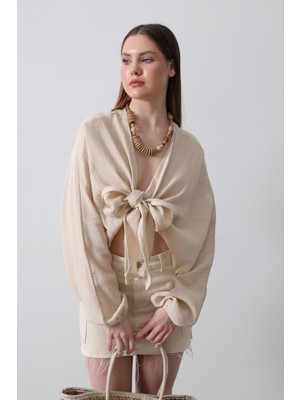 Bi Baksana Bluz - Bej