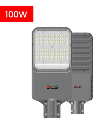 ST-209-100 100W LED Yol Sokak Armatür Dls Park Bahçe Çevre Site Bina Dış Mekan Lamba Aydınlatma Ledli Sokak Armatürü