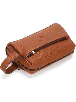 Newish Polo Erkek Vegan Deri Siyah Portföy Clutch Traş Kozmetik Bakım ve Günlük El Çantası  NEWPOLO381