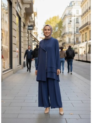 Misswhence Ceket Pantolon Takım Indigo 37205