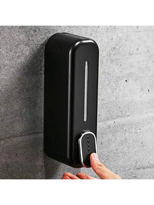 Marsilyan Siyah Duvara Monte Sıvı Sabunluk Dispenser 300 ml