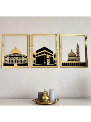 Mescid-I Aksa, Mescid-I Haram & Mescid-I Nebevi Islami Dekor