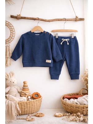 Babexi Bebek Fitiili Yumuşak Dokulu Konforlu Alt Üst Takım %100 Pamuk