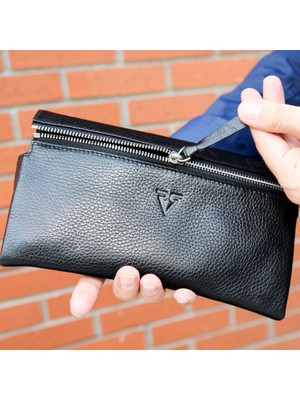 Rich Smith Gerçek Deri Mini Clutch El Çantası Pullers 5530