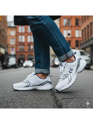 Hummel Performance 930 Unisex Spor Ayakkabı 900911-9101 36 - Beyaz-Lacivert