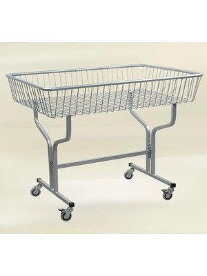 Rafburada Tekerlekli Lüks Havuz Sepet - Market, Mağaza, Vitrin, Promosyon Havuz Sepeti - 80X120 cm