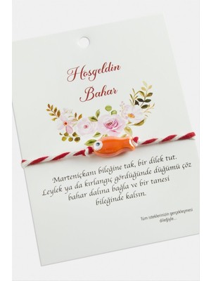 Linarx Balık Cam Boncuk Marteniçka Ip Bileklik