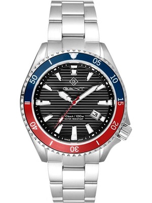 Gant Erkek Kol Saati 45 mm Çelik Kordon Mineral Cam 10 Atm