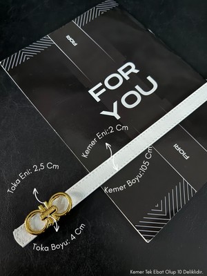 Fiori Birleşik Yuvarlak Tokalı Kadın Kemeri, Pantolon Kemeri, Ceket Kemeri, Elbise Kemeri