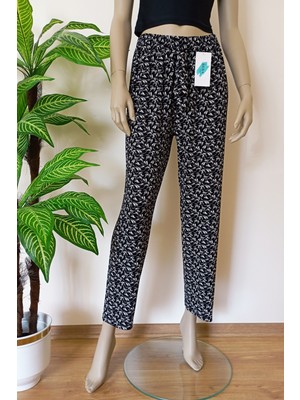 Vip Bera Tekstil Kadın Motif Desenli Likralı Esnek Penye Pijama Altı