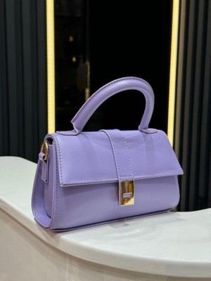 Kadın Moon Model Kemer Detaylı Çapraz El ve Omuz Çantası