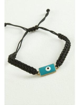 Linarx Nazar Dikdörtgen Makrome Ip Bileklik