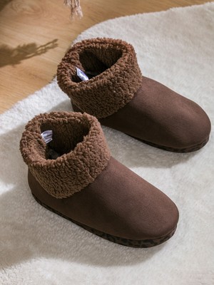 Lc Waikiki Yeni Sezon Içi Kürklü Kadın Ev Botu