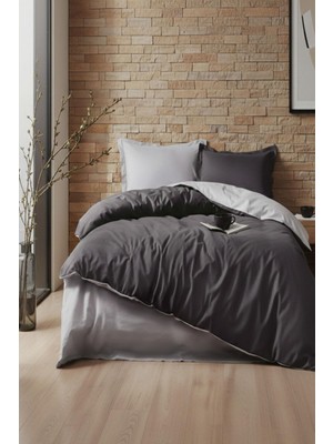 Özdilek Colormix Nevresim Takımı Çift Kişilik - Gri-Antrasit