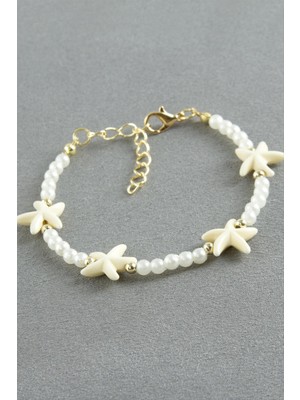 Linarx Deniz Yıldızı Inci Bileklik