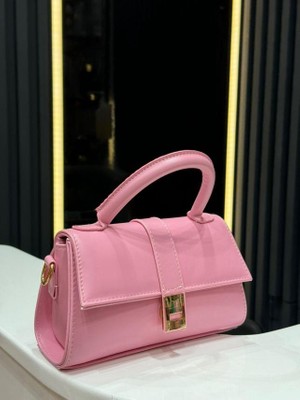 Kadın Moon Model Kemer Detaylı Çapraz El ve Omuz Çantası