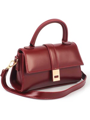 Kadın Moon Model Kemer Detaylı Çapraz El ve Omuz Çantası