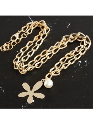 Linarx Çiçek Lüx Zincir Kolye