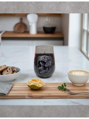 CZMD Auraglas 250 ml Cam Bardak Kokulu Mum | %100 Doğal Soya Wax Mum